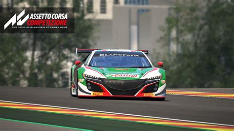 Assetto Corsa Competizione Honda Nsx Gt Onboard Spa Francorchamps