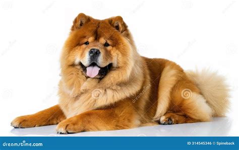 Chow Chow Canis Lupus Familiaris Es Un Tipo De Raza De Perros Espiga