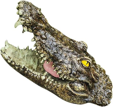 RAHBI Fake Alligator Head Floating Crocodile Open Mouth Head Water