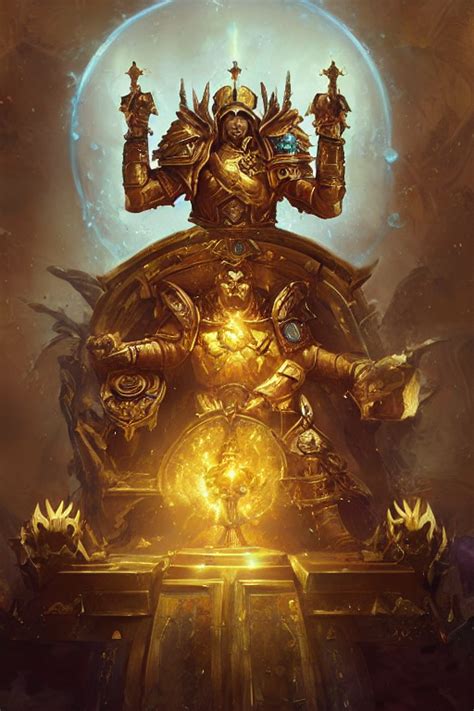 KREA AI The Emperor Of Mankind On His Golden Throne The C