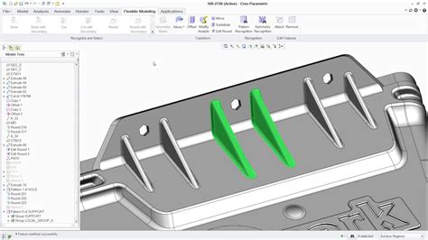 Ptc Creo Flexible Modeling Extension Youtube