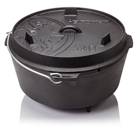 Petromax ft12 Feuertopf Dutch Oven 10 8 l mit Füssen