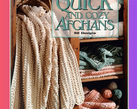 Quick And Cozy Crochet Afghans Now Available As An Ebook • Craftdrawer