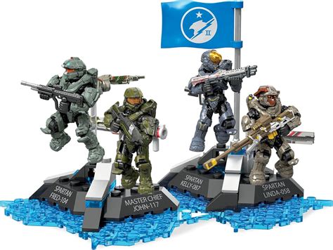 Mega Construx Halo Blue Team Building Set Building Sets Amazon Canada