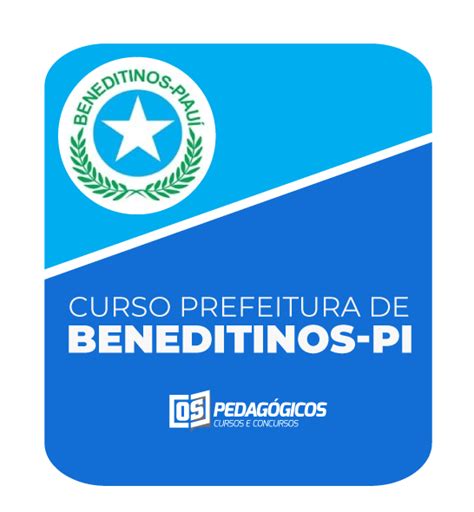 Prefeitura de Beneditinos PI Curso Pós Edital Os Pedagógicos