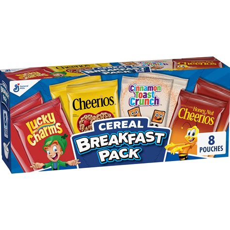 Buy General Millsbreakfast Cereal Variety Pack Lucky Charms Cinnamon