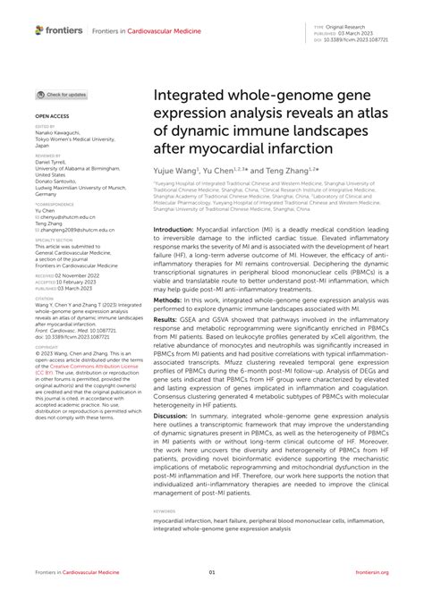 Pdf Integrated Whole Genome Gene Expression Analysis Reveals An Atlas