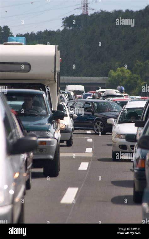 highway traffic jam Stock Photo - Alamy