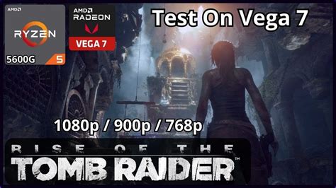 Rise Of The Tomb Raider Ryzen 5 5600G Vega 7 16gb RAM YouTube