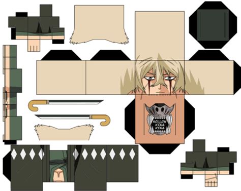 Kisuke Bankai Paper Toy Free Printable Papercraft Templates