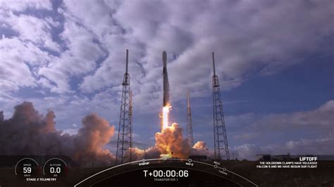 Spacex Launches 143 Satellites On One Rocket In Record Setting Mission