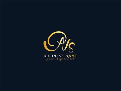 Luxury Ns Logo Letter, Initial ns Letter Design 16832915 Vector Art at ...