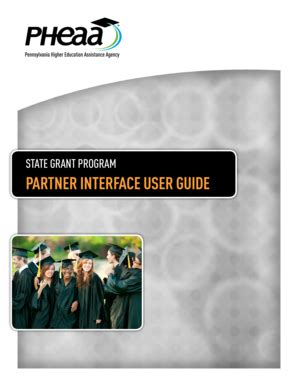 Fillable Online Pheaa Partner Interface User Guide PHEAA Pheaa Fax