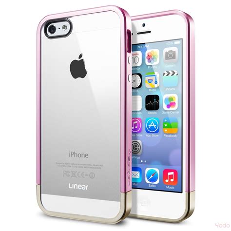 Чехол SGP Linear Metal Crystal для iPhone 5 Розовый купить