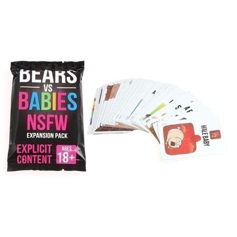 Free Delivery Bears Vs Babies Game Expansion Nsfw Hobbies Toys