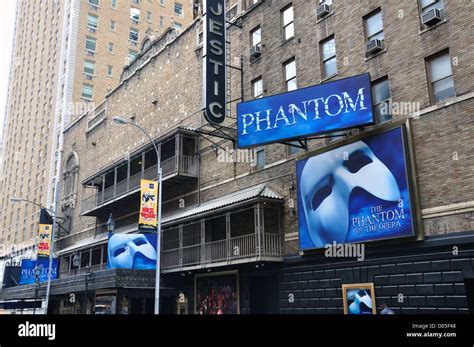 Majestic Theater, New York City, USA - Phantom of the Opera musical ...