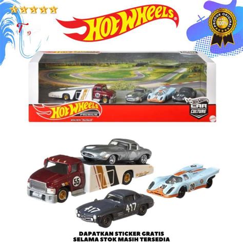 Promo Hot Wheels Premium New Loose From Diorama Iconic Racers Varian JAGUAR E ZAMAC Diskon