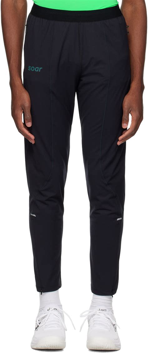 Soar Running Black Run Sweatpants Ssense Canada