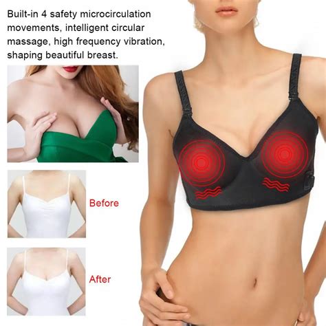 Electric Breast Enlargement Messager Chest Growth Bra Vibration