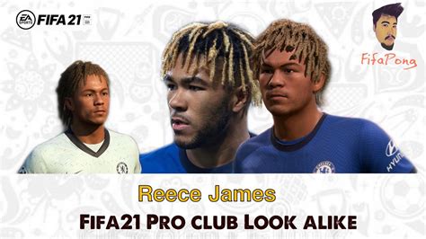 Fifa Faces Virtual Pro Club Look Alike Reece James Chelsea