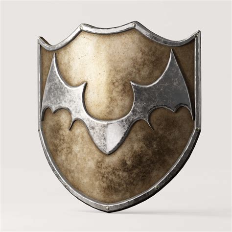 Bat Shield 3d Model By Giovanikadmos