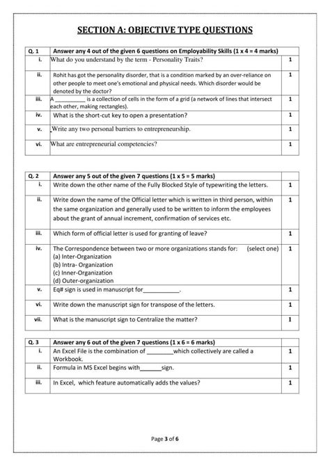 Cbse Class 12 Typography And Computer Application Sample Paper Indcareer Schools