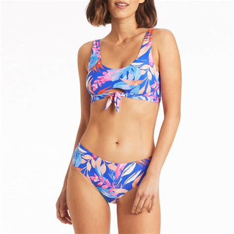 Cobalt Cabana Mid Bikini Pant Brandalley