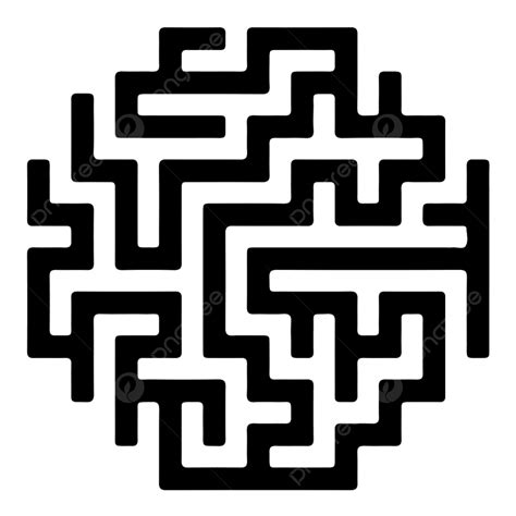 Maze Labyrinth Puzzle Vector Hd Images Vector Labyrinth Maze 3d