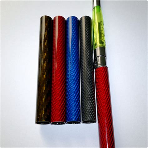 K Twill Carbon Tube Colorful Carbon Tubing For Electronic Cigarette