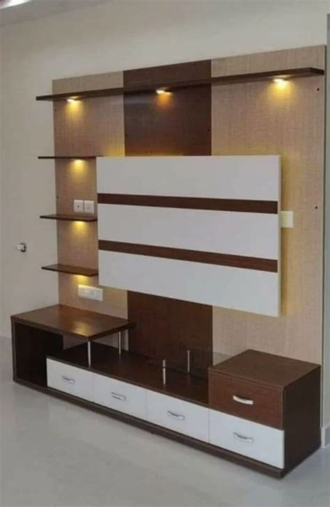 Plywood TV Wall Unit Laminate Finish At 1200 Sq Ft In Navi Mumbai