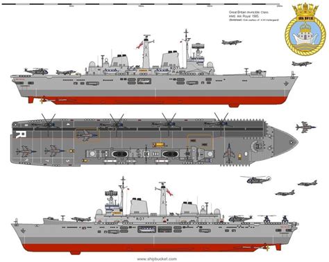 Hms Ark Royal R Drawing Hms Ark Royal Aircraft Carrier Royal