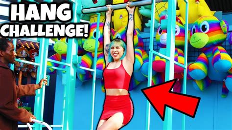 Hang Challenge Worlds Hardest Carnival Game Ever Youtube