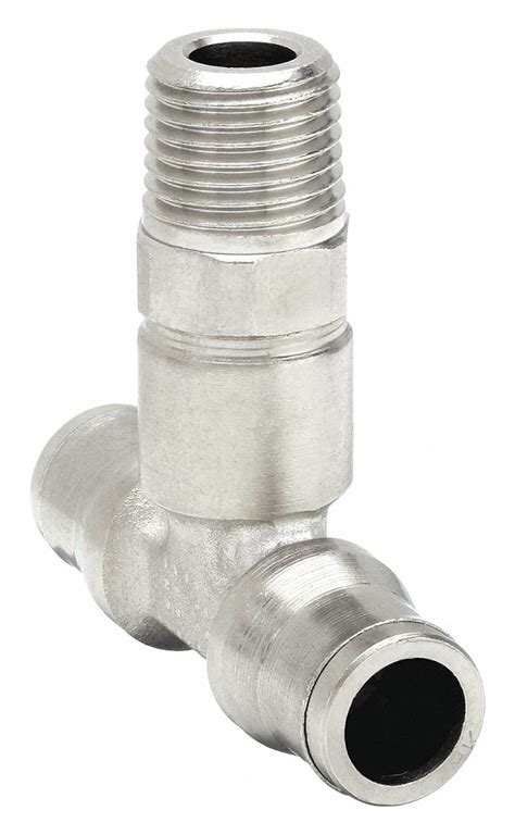 Nickel Plated Brass Push To Connect X Push To Connect X Mbspt Male