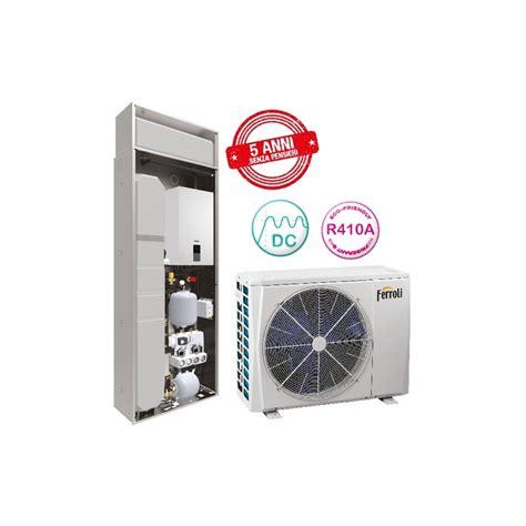 POMPE DI CALORE REVERSIBILI ARIA ACQUA SPLIT FERROLI OMNIA HI3 IN 08 Kw