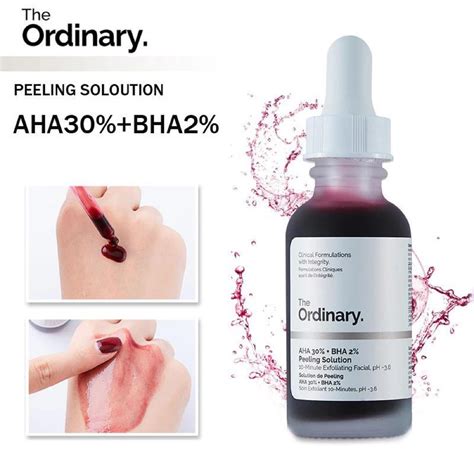 Tẩy da chết hóa học The Ordinary AHA 30 BHA 2 Peeling Solution 30ml