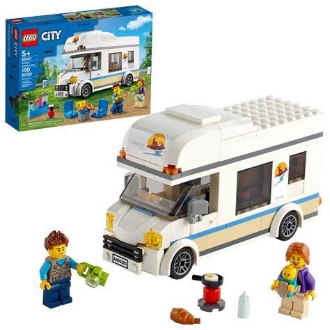 LEGO City Holiday Camper Van 60283; Cool Vacation Toy for Kids (190 ...