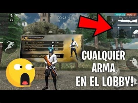 COMO PONER TODAS LAS ARMAS PARA MOSTRAR EN EL LOBBY YouTube