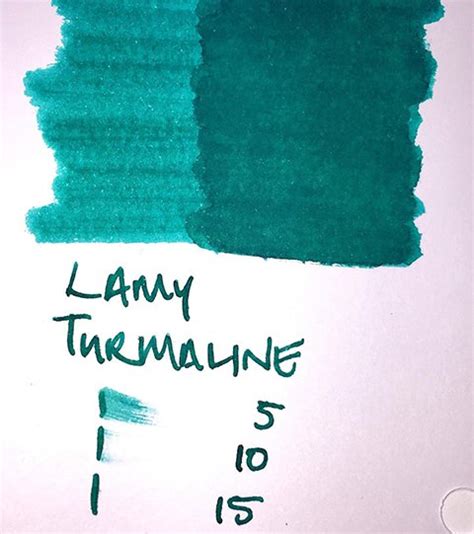 Ink Review Lamy Crystal Turmaline Fountain Pen Ink Inky Inspirations