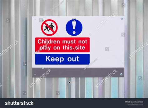 308 No Children Safety Sign Logo Images Stock Photos And Vectors