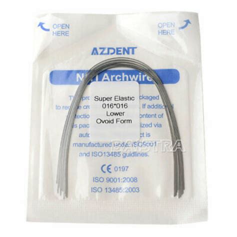 Jual Kawat Ortho Merk Azdent China Niti Super Elastic Rectangular Wire