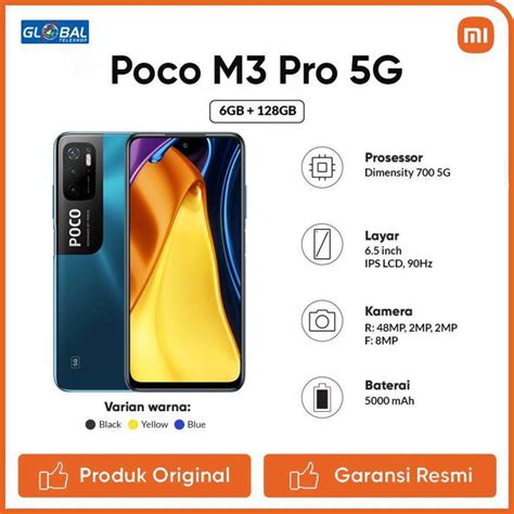 Jual Xiaomi Poco M Pro G Smartphone Gb Garansi Resmi Di Seller