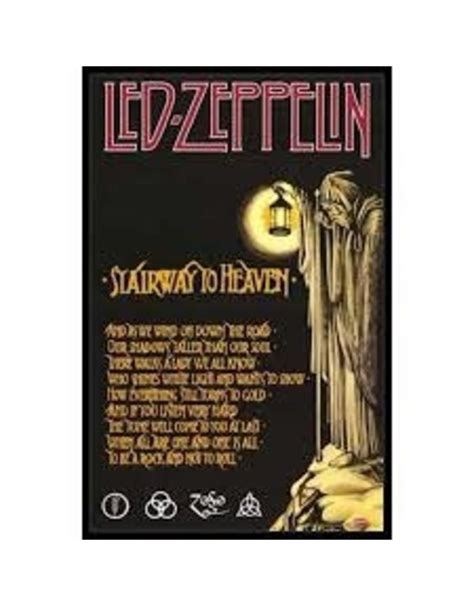 Led Zeppelin Stairway To Heaven Poster 24x36 Mushroom New Orleans