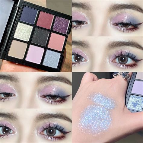 Jual COD Eyeshadow Palette Waterproof Matte Glitter Shimmer Korea 9