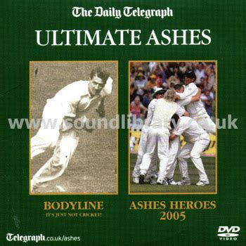 Ultimate Ashes Bodyline It S Not Just Cricket Ashes Heroes Dvd