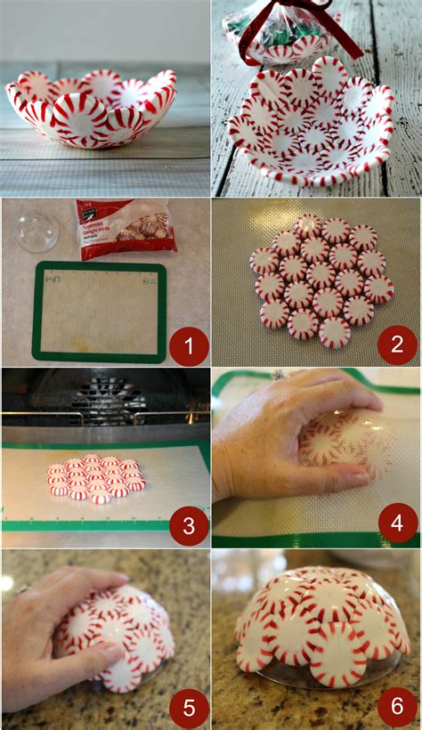 Diy Peppermint Candy Bowls Candy Bowl Peppermint And Bowls