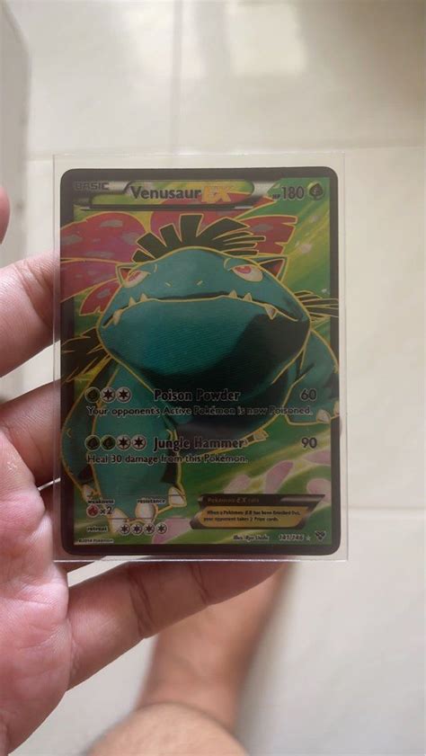 Venusaur Ex Full Art Ultra Rare Base Set XY Hobbies Toys Toys