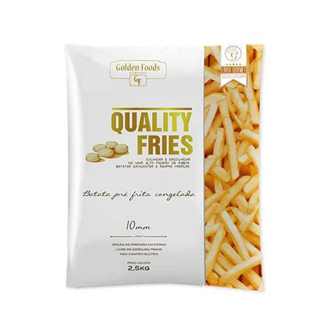 BATATA CONG QUALITY FRIES 10MM PCT 2 5KG Fortali Distribuidora De