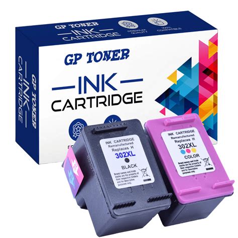 Set 2 Cartuse De Cerneala GP Toner 302XL Compatibil Cu HP DeskJet