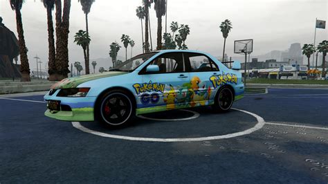 Mitsubishi Lancer Evolution Pokémon GO Livery - GTA5-Mods.com