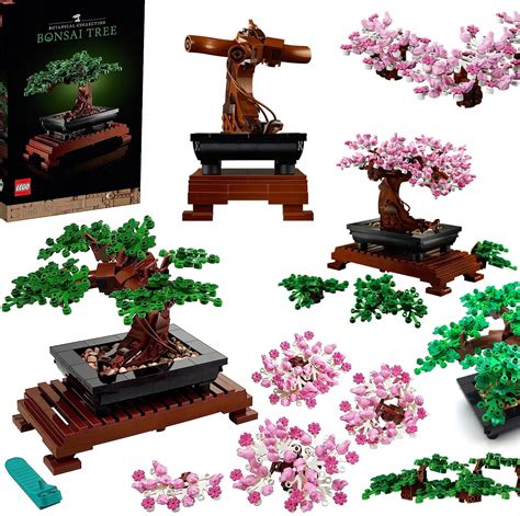 LEGO CREATOR EXPERT DRZEWKO BONSAI KWIATY ZESTAW PREZENT DLA KAŻDEGO ...